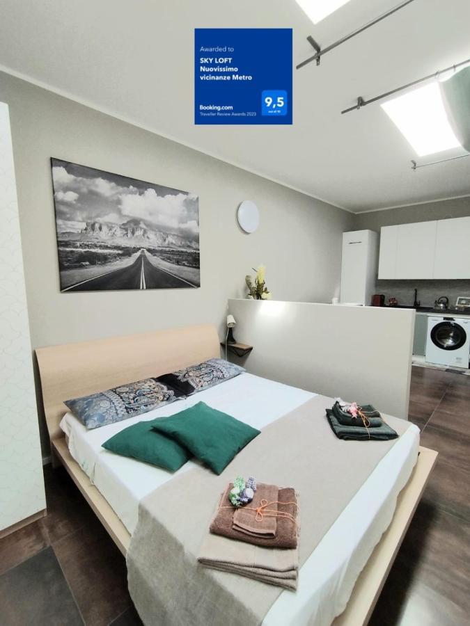 Appartement Sky Loft Nuovissimo Vicinanze Metro à Turin Extérieur photo